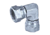 JIC female-to-female 90° swivel fitting